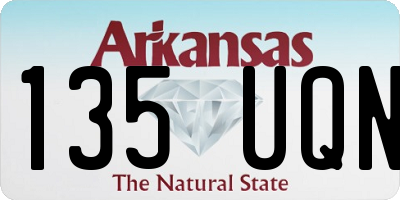 AR license plate 135UQN