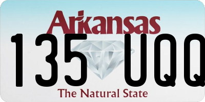 AR license plate 135UQQ