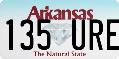AR license plate 135URE