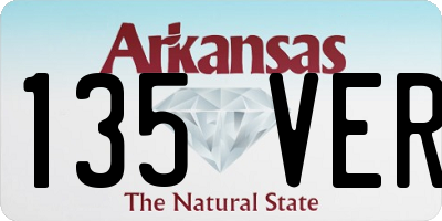 AR license plate 135VER