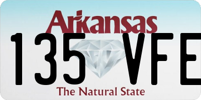 AR license plate 135VFE
