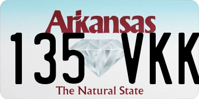 AR license plate 135VKK