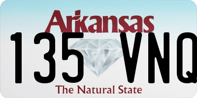AR license plate 135VNQ
