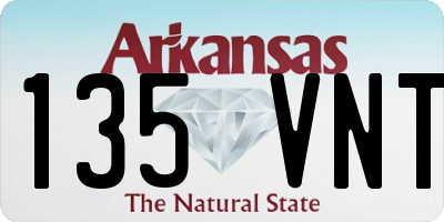 AR license plate 135VNT