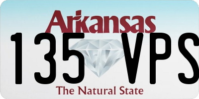 AR license plate 135VPS