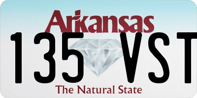 AR license plate 135VST