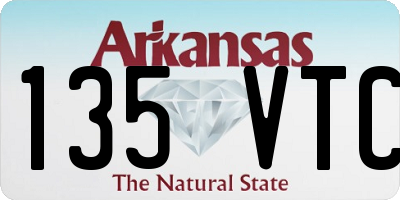 AR license plate 135VTC