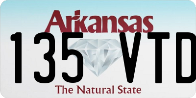 AR license plate 135VTD