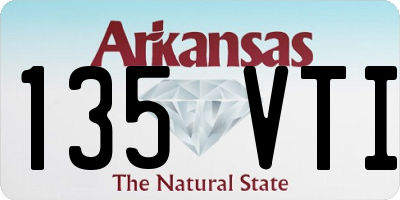 AR license plate 135VTI