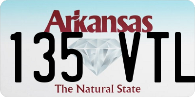AR license plate 135VTL