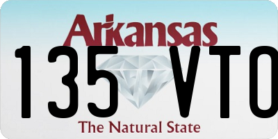AR license plate 135VTO