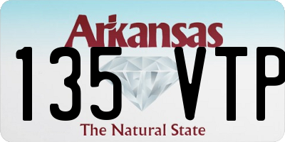 AR license plate 135VTP