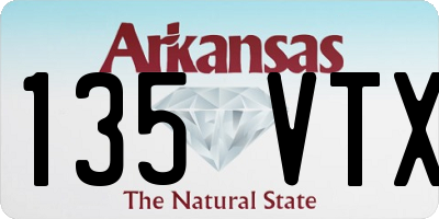 AR license plate 135VTX