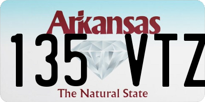 AR license plate 135VTZ