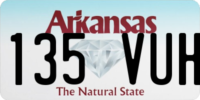 AR license plate 135VUH
