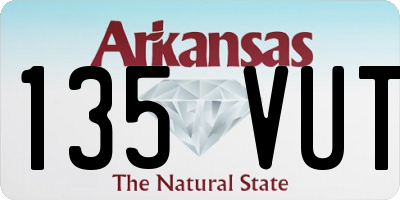 AR license plate 135VUT