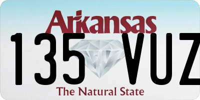 AR license plate 135VUZ