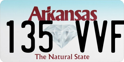 AR license plate 135VVF