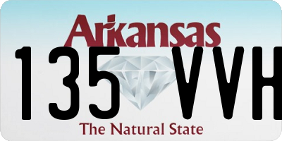 AR license plate 135VVH
