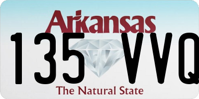 AR license plate 135VVQ