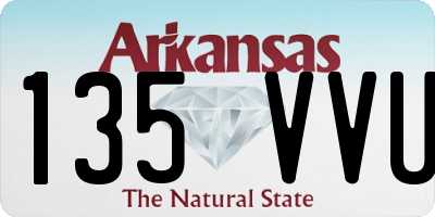 AR license plate 135VVU