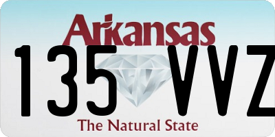 AR license plate 135VVZ