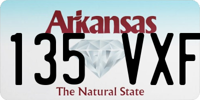 AR license plate 135VXF