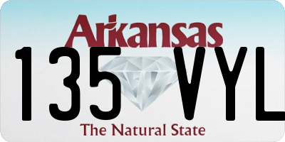 AR license plate 135VYL