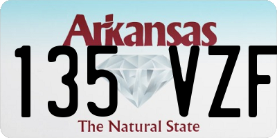 AR license plate 135VZF