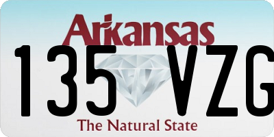 AR license plate 135VZG