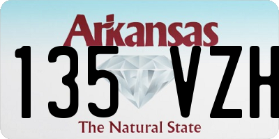 AR license plate 135VZH