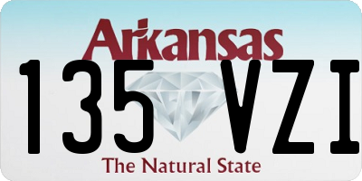 AR license plate 135VZI