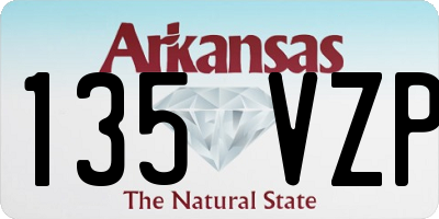 AR license plate 135VZP