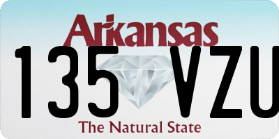 AR license plate 135VZU