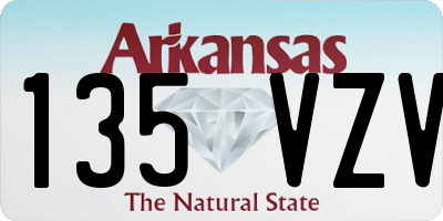 AR license plate 135VZV