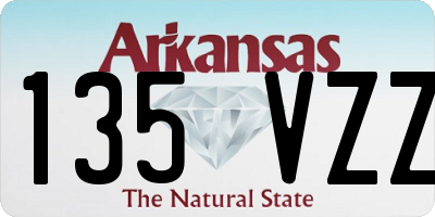 AR license plate 135VZZ