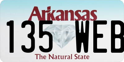 AR license plate 135WEB