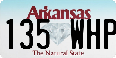AR license plate 135WHP