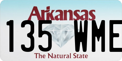 AR license plate 135WME