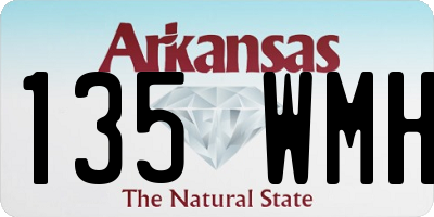 AR license plate 135WMH