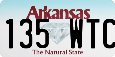 AR license plate 135WTC