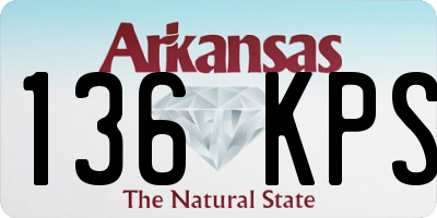 AR license plate 136KPS