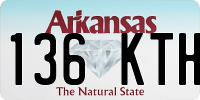 AR license plate 136KTH