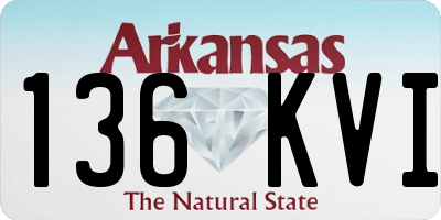 AR license plate 136KVI