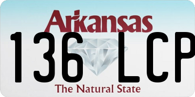 AR license plate 136LCP