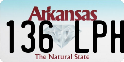AR license plate 136LPH