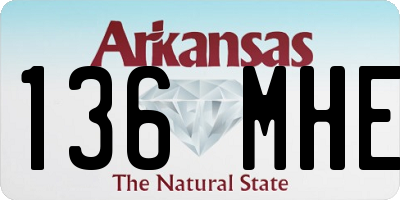 AR license plate 136MHE