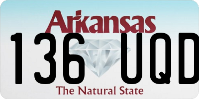 AR license plate 136UQD