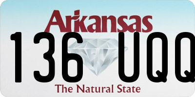 AR license plate 136UQQ