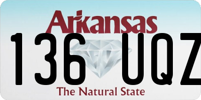 AR license plate 136UQZ